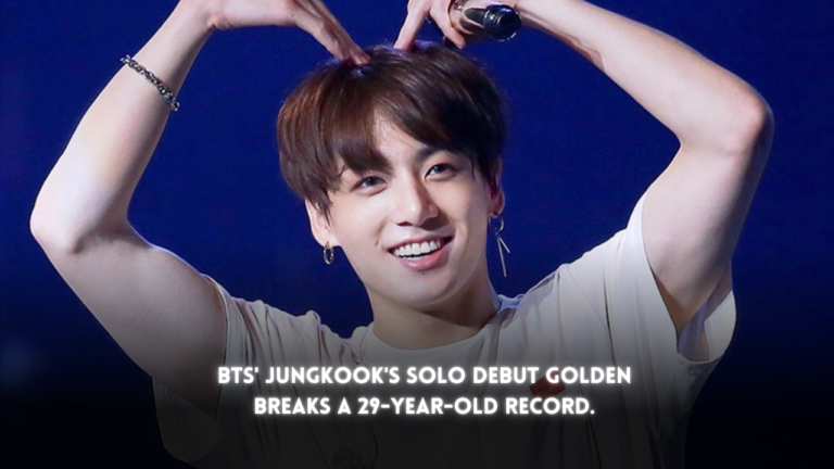 BTS' Jungkook's solo debut GOLDEN breaks a 29-year-old record.